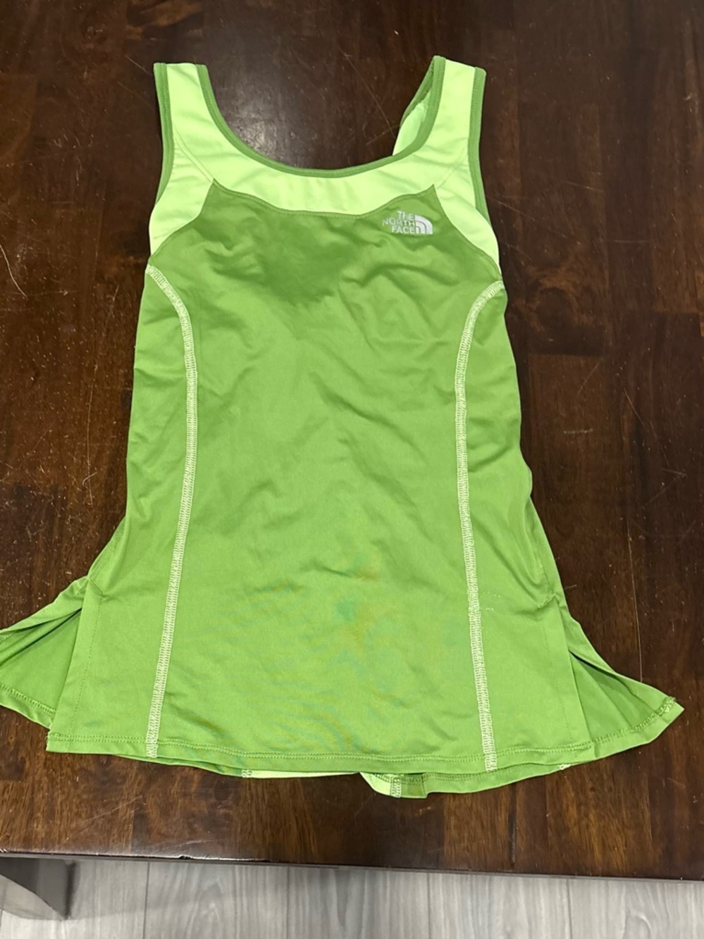 The North Face Lime Green Racerback Tank Top Women's Size Small